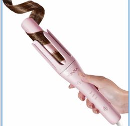 TSUYAGLA Automatic Curling Iron, 1 1/4 inch Hair Curler with 3 Temperatures, 10S Fast Heating, 2-Way Rotation, 30 Min Auto Shut-Off, 500 Million lonic
