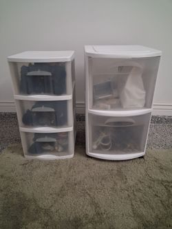 Sterilite Plastic Storage drawer organizers