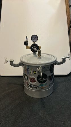2.5 Gallon Resin Pressure Pot – Modified for Dice & Resin Casting