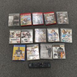 PS3 Games Bundle And Remote