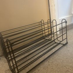 Two Metal Racks Organizers 
