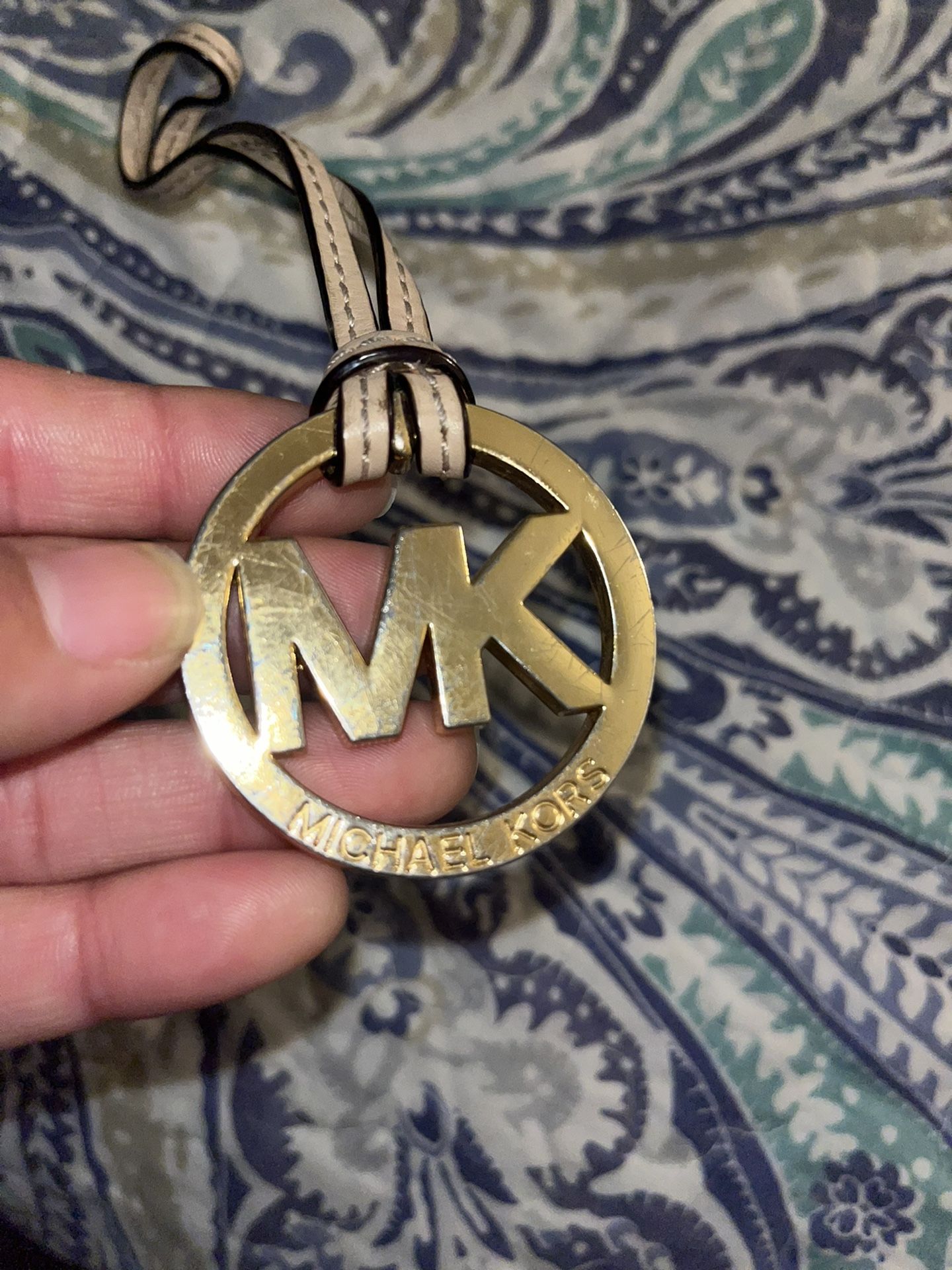 MK Tag Charm $3 FIRM (shows Wear) AS IS