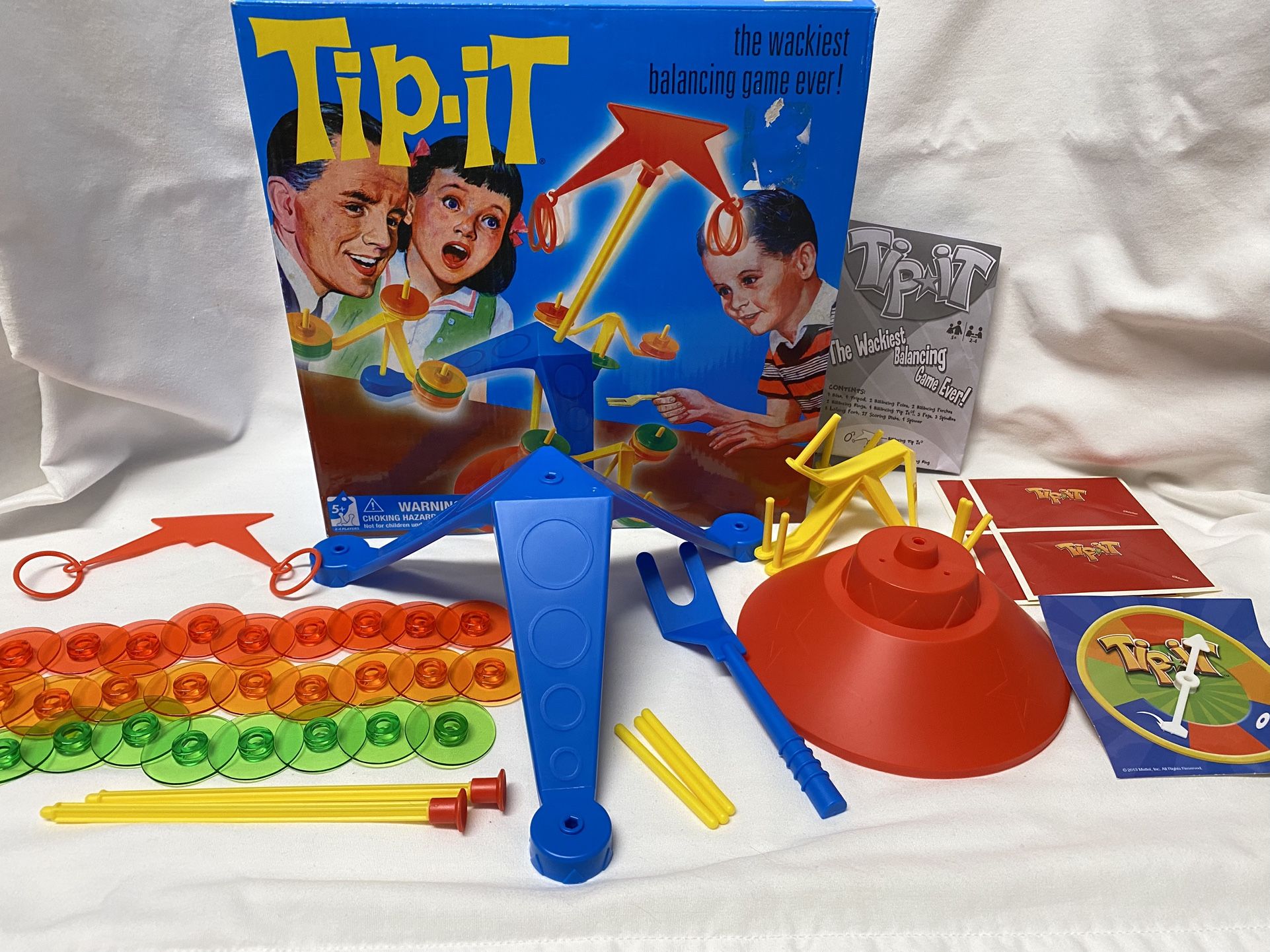 New Tip-It Cardinal Mattel Game Wackiest Balancing Family Fun