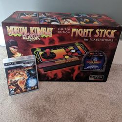 Limited Edition Mortal Kombat Fight Stick With Game