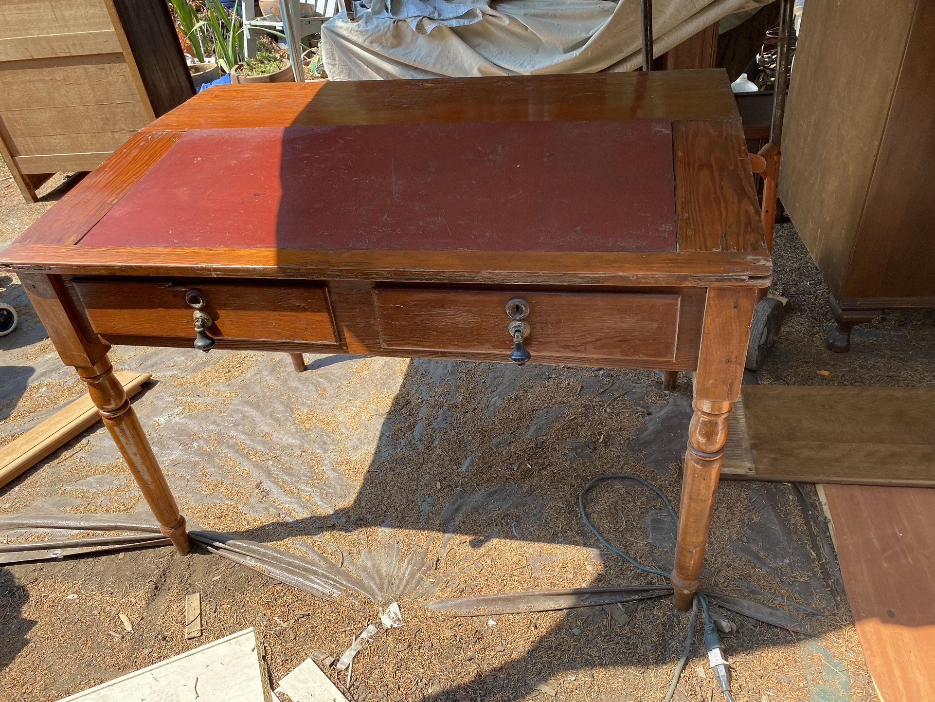 Antique Work Table Bench