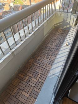 Solid Wood Deck Tiles