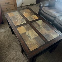 Coffee Table With Stools