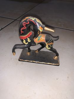 Antique Glass Unicorn
