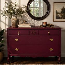 Mid-Century wood dresser.