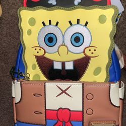 SpongeBob & Invader Zim Custom Medium Size Bookbags