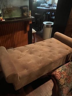 End of bed storage stool