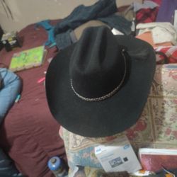 Black 7 3/8 Cowboy Hat 