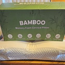 MEMORY FOAM CERVICAL PILLOW NEW