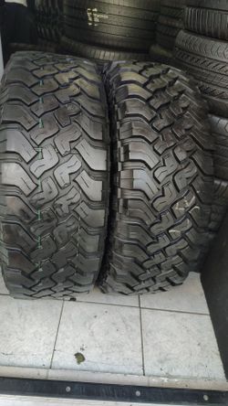 Tengo estas 2 llantas LT285/70R17 FALKEN WILDPEAR M/T MT01 LOAD RANGLE C