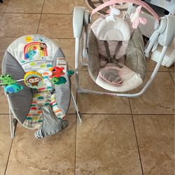 Free baby bouncer seat & swing