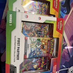 Pokemon First Partner Illustration Collection (Series 1)  $45