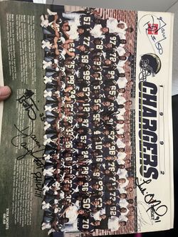 Chargers Autograph 