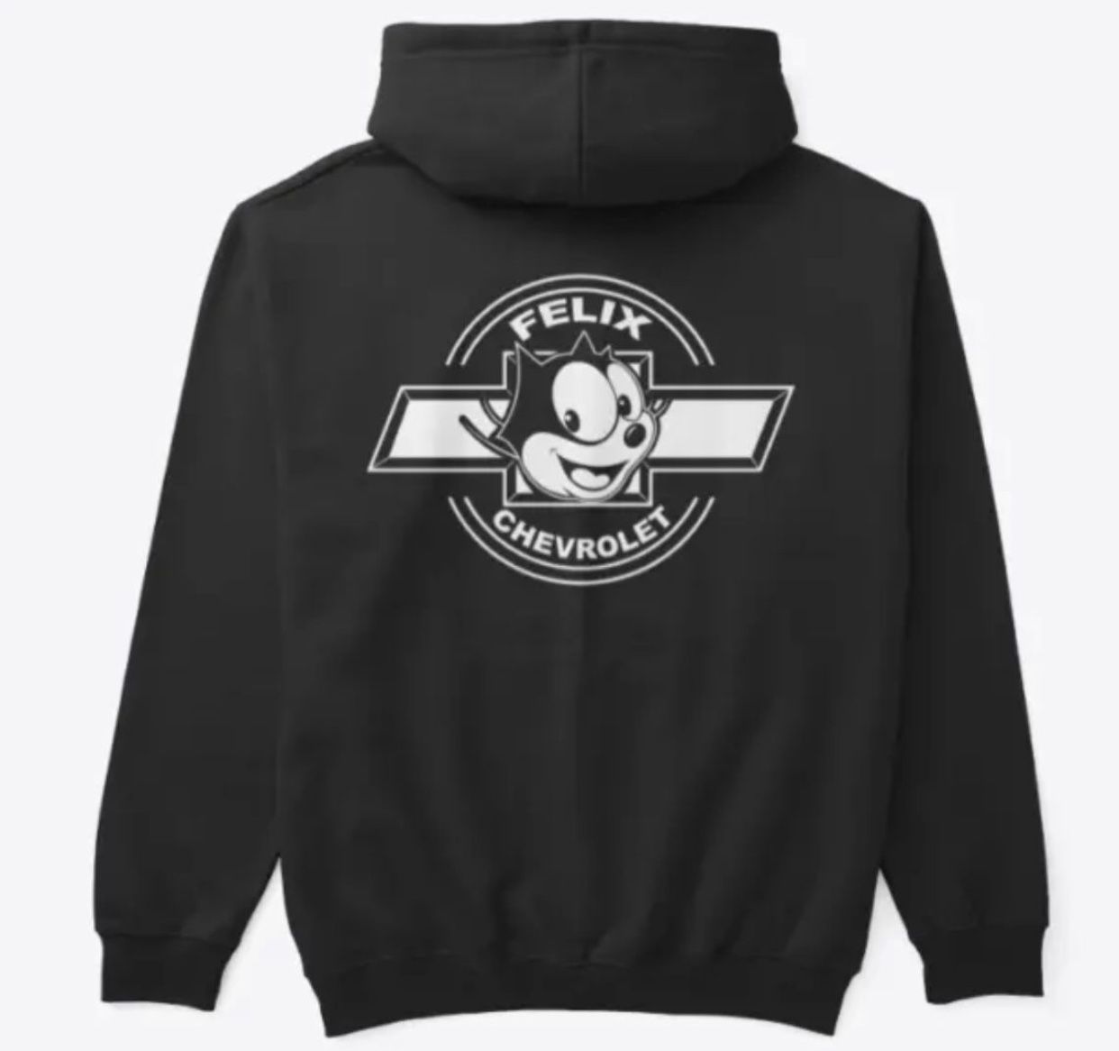 FELIX CHEVROLET FELIX THE CAT LOWRIDER STYLE MEN'S HOODIE