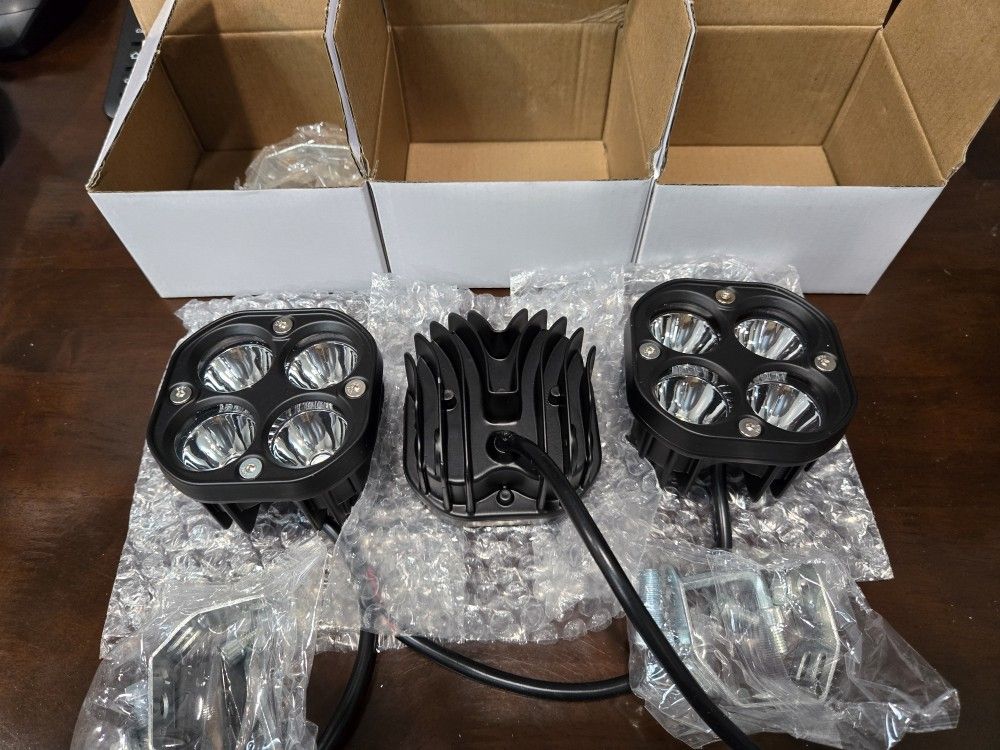 Pair Offroad White Led Lights