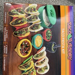 Taco tuesday fiesta set