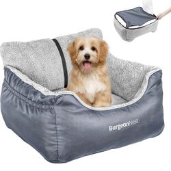 Dog Car Seats with Dog Seat Belt, Washable Dog Booster Pet Car Seat for Small Do