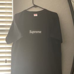 Supreme Black On Black Box Logo 2007 