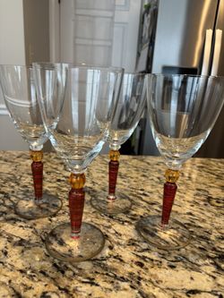 Unique Stemmed Wine Glasses 
