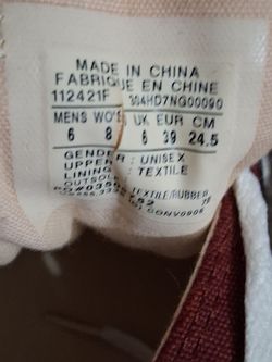 Converse Unisex Sneakers Size 6 US