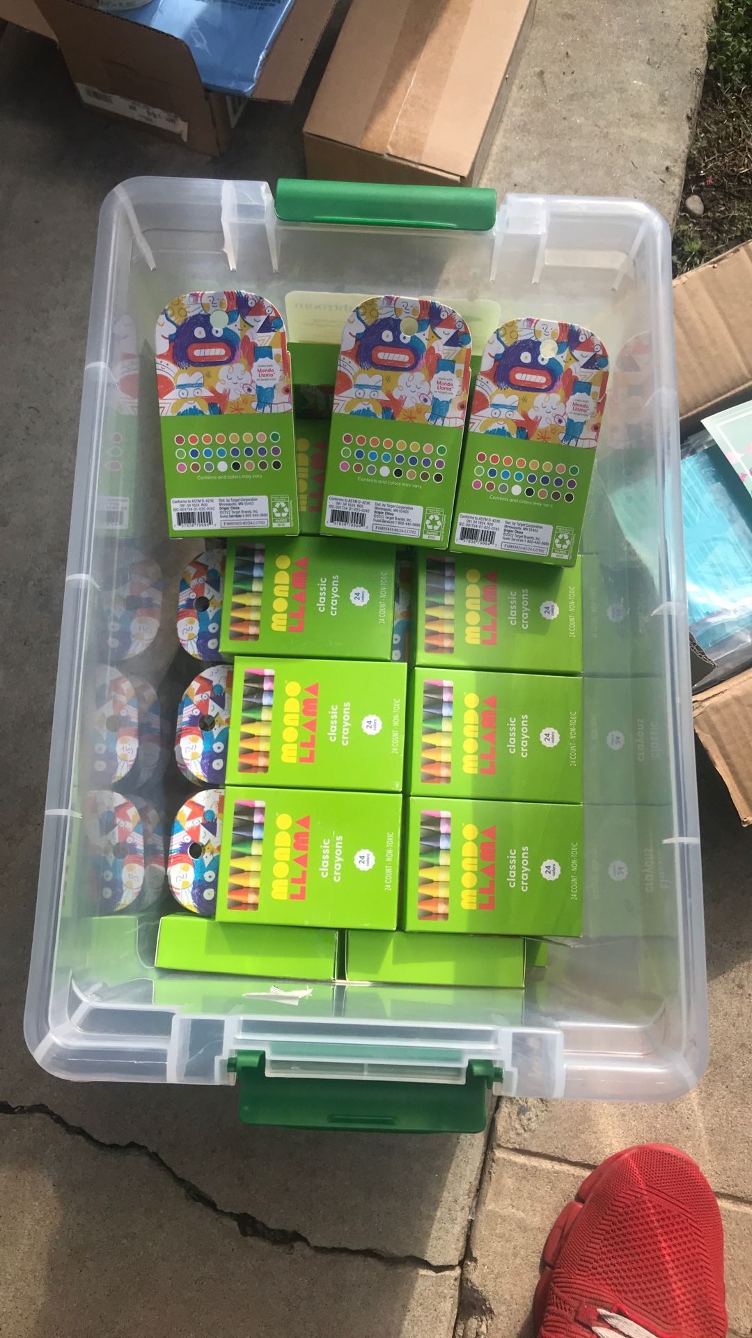 New Crayons Boxes