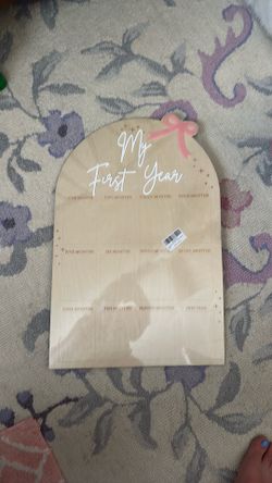 New Photo board baby first year