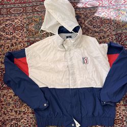 Rare Vintage Official PGA Golf Tour Jacket Size Large In Adults, Not Tiger Woods, Mickelson, Polo Sport, Ralph Lauren, Tommy Hilfiger 
