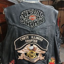 Harley Davidson Crete Leather Vest