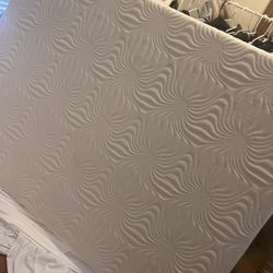 Full size bed with boxspring