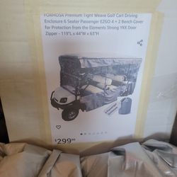 Gof Cart Driving Enclosure 6 Seater