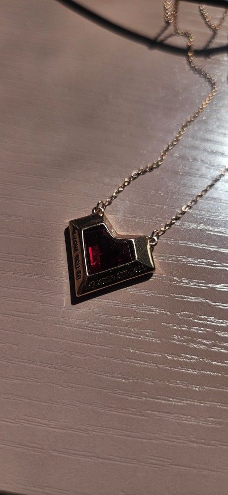 Heart Necklace With Message
