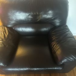 Real Leather Sofa