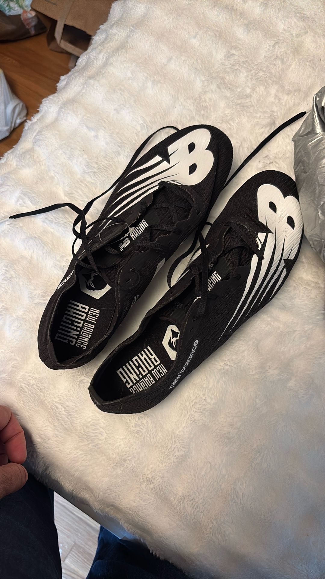 Size 10, track cleats