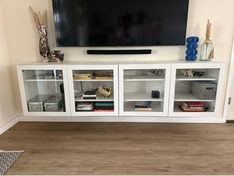 IKEA Besta floating cabinet tv console