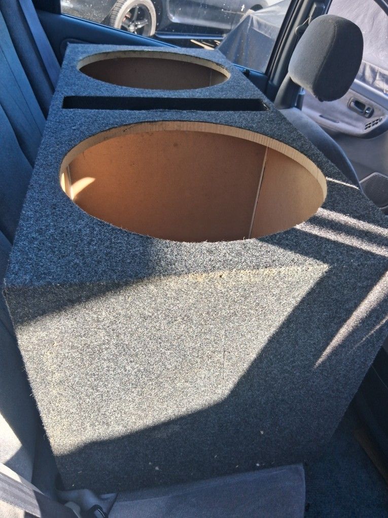 15" Subwoofer Box (Amplifier Amp Subs Bass Car Audio Stereo Speakers Kicker Pioneer Kenwood Alpine Skar Hifonics Sony Taramps Jl Fi Re Mtx Crunch New)