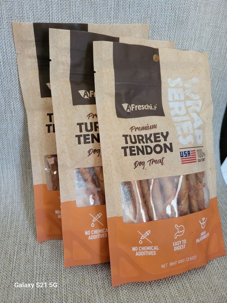 Dog Food Turkey Tendon $5 Each Bag 