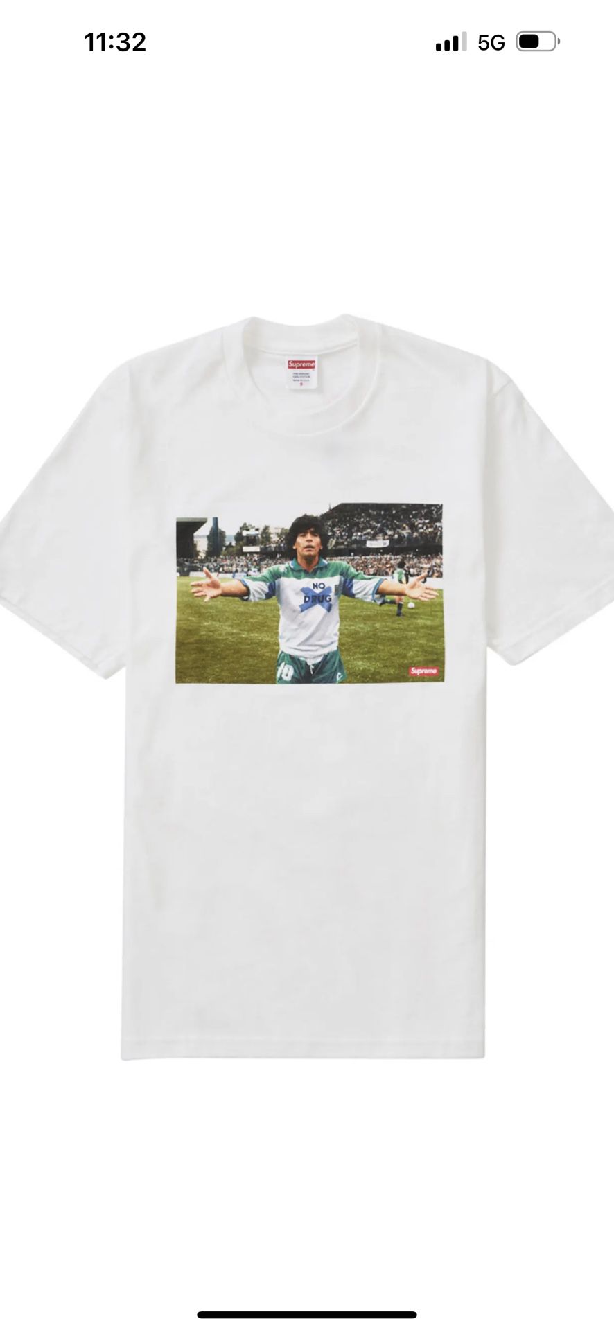 Supreme Maradona Tee Size L