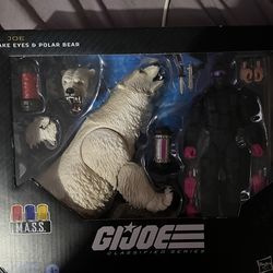 Hasbro G.I. Joe Classified Series Snake Eyes & Polar Bear Action Figures