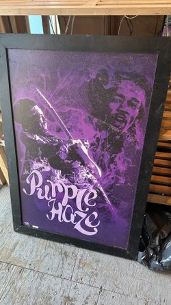 Jimi Hendrix Purple Haze poster