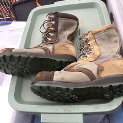 Nice Steel Toe Military Boots Size 10 1/2 Only $40 Firm