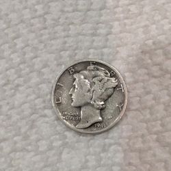 1941-D Silver Mercury Dime 