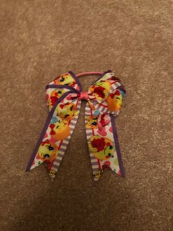 Handmade smilyface bow