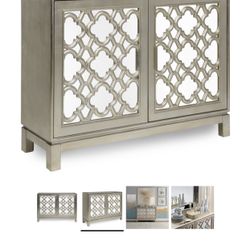 Z Gallerie Mirrored Cabinet
