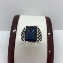 Sterling Silver Filled Men Ring Size 9 1/2