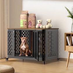 O552 $160  Dog Crate Furniture with Cushion