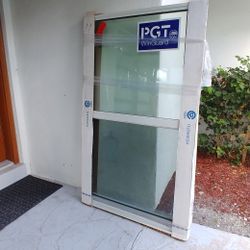 Impact Windows PGT 37 X 63 Insulated Low -E Glass